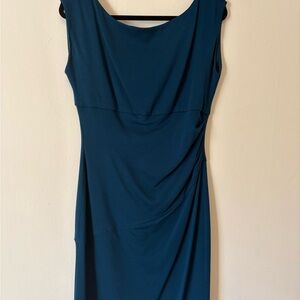 Diane Von Furstenberg Blue Sheath Dress rushed  ‘Jori’